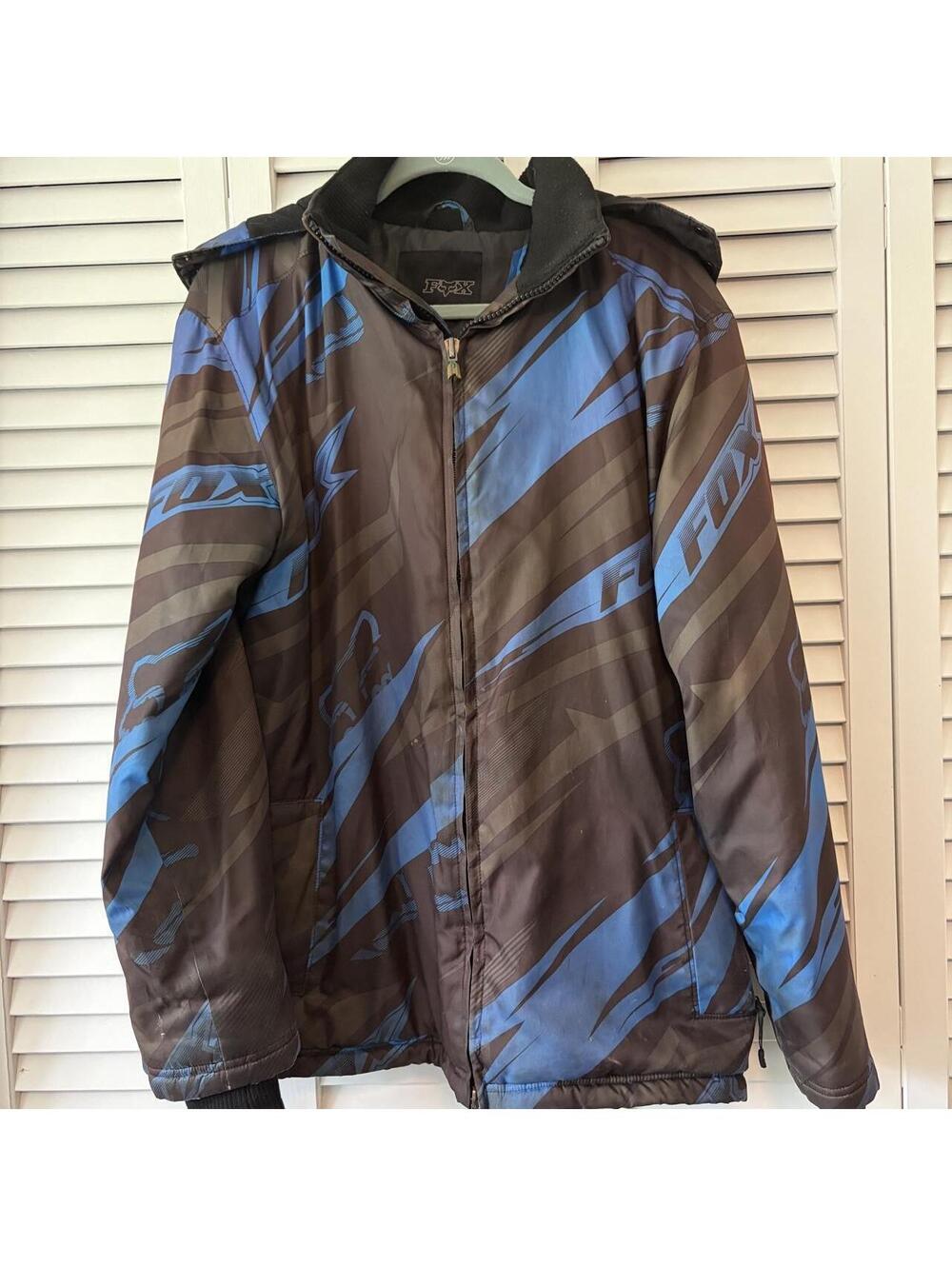 Fox Racing FX1 Blue Snow Jacket